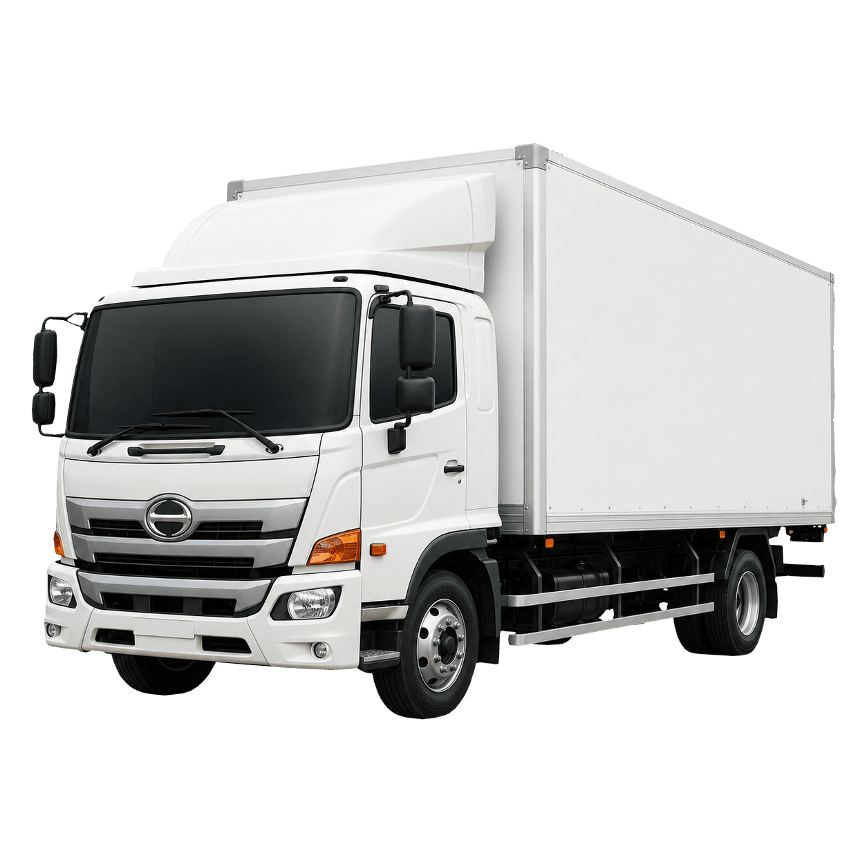 Eighteen tonne box truck for high volume enclosed transport