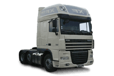 Forty four tonne sleeper truck for long haul transport