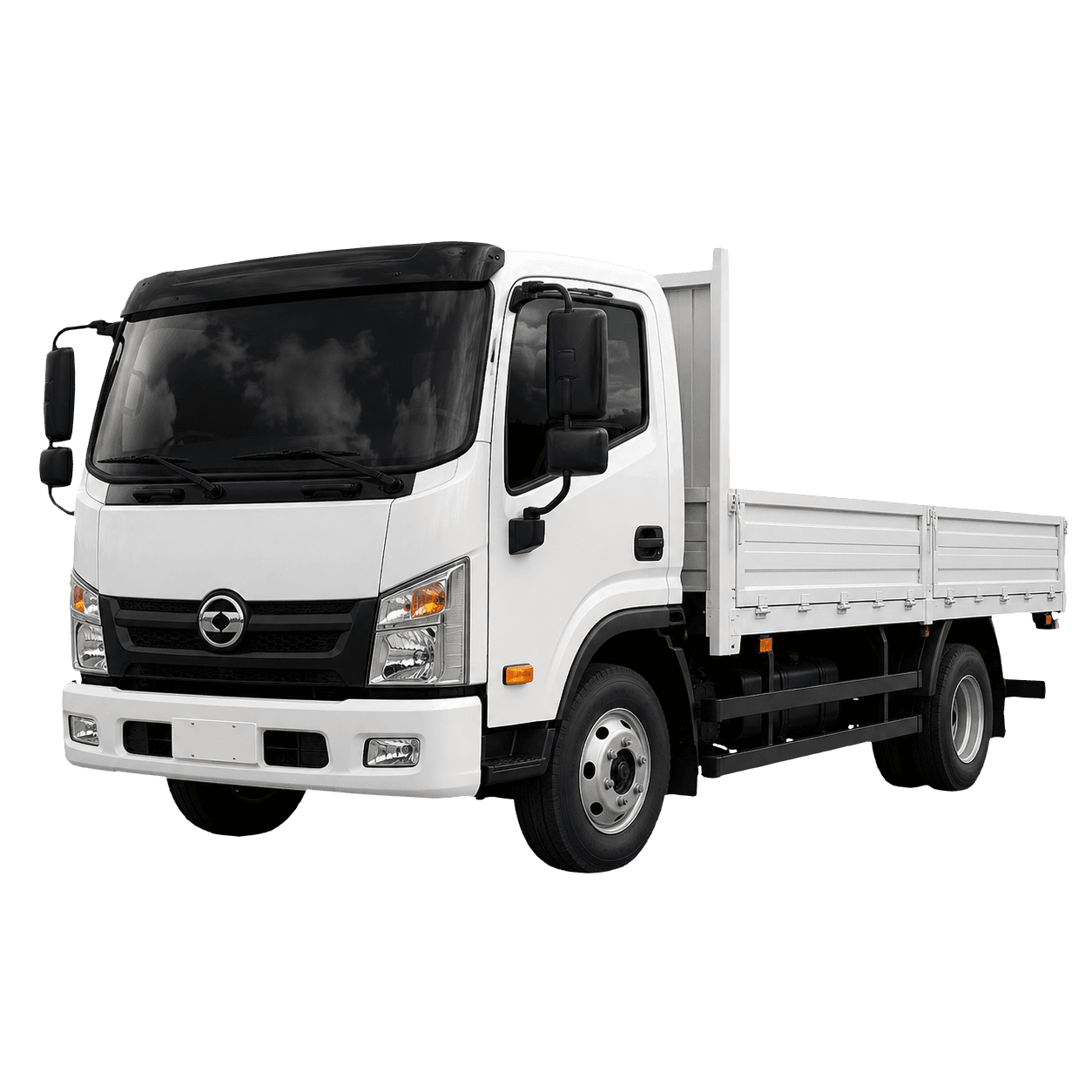 Seven point five tonne dropside truck for site access and open loads