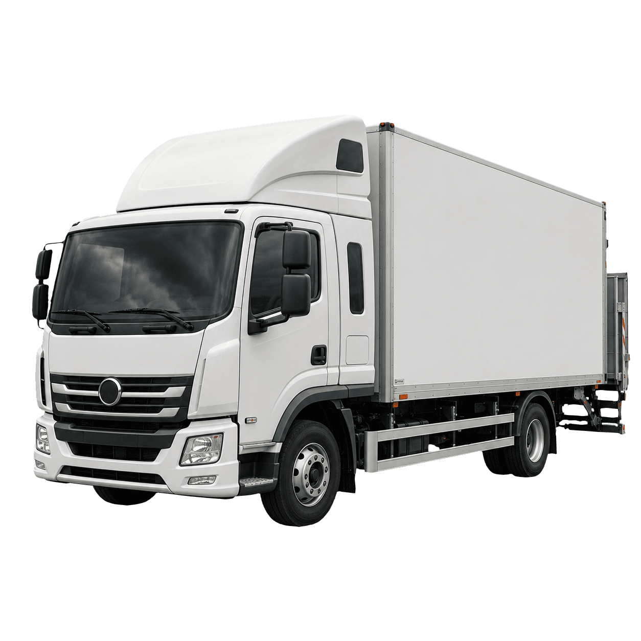 Seven point five tonne sleeper tail lift truck for longer delivery runs