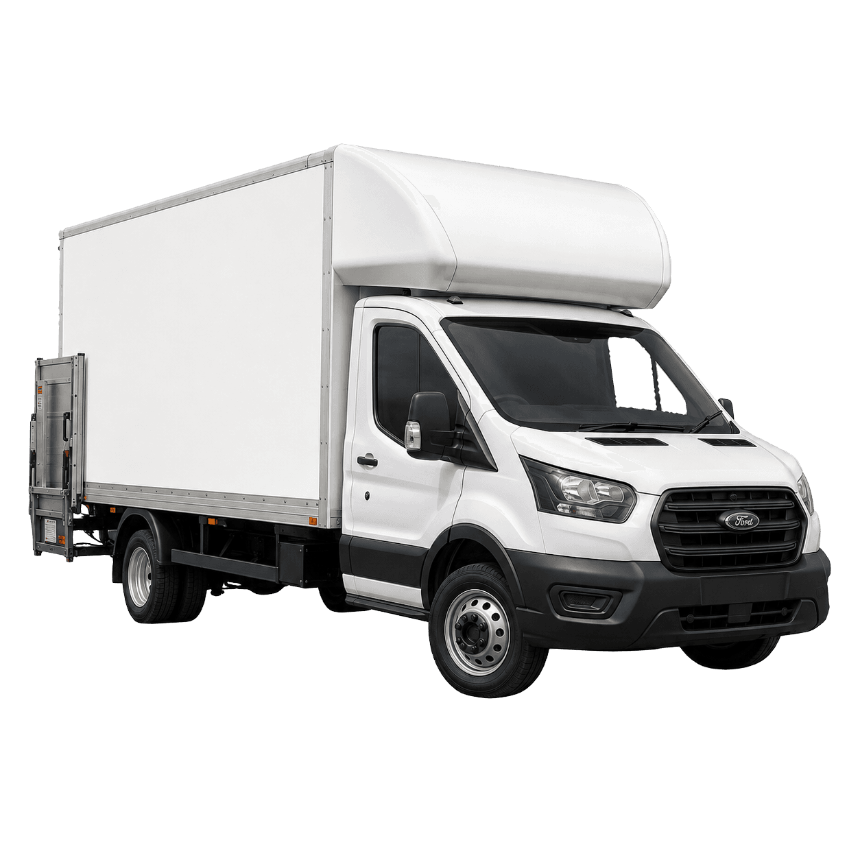 Ford Luton box van with tail lift for removals