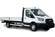 Ford Transit dropside van for building materials and site loads